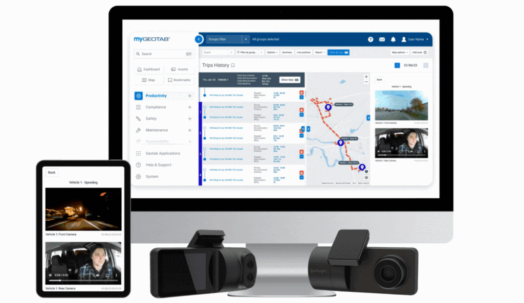 Fleet Dashcams for integrated platform